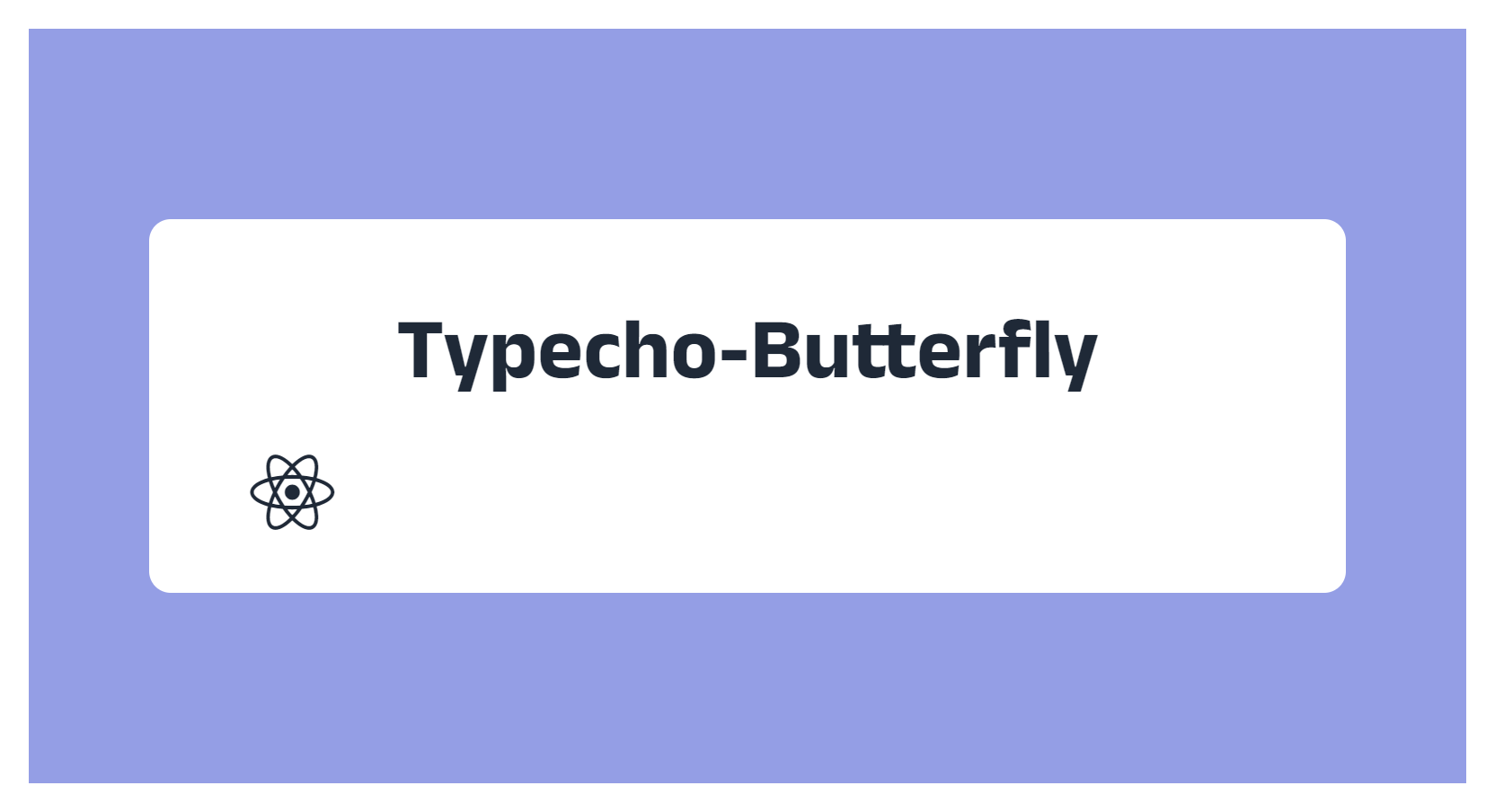 Typecho-Butterfly